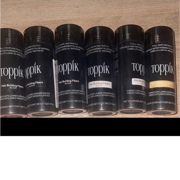 Toppik Hair Building Fibers27.5 each pack of 6 stock liquidation + free gift